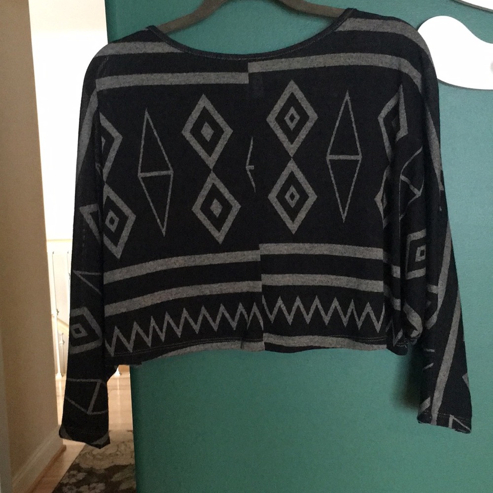 Patterned crop top - Picture 2 of 5